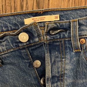 Levi Wedgie Straight Jeans